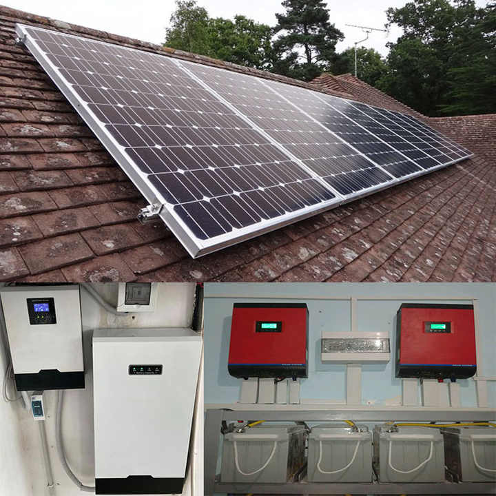 Off-Grid Solar Power System 10kW 48V Pure Sine Wave Inverter for Home Use Solarfirst