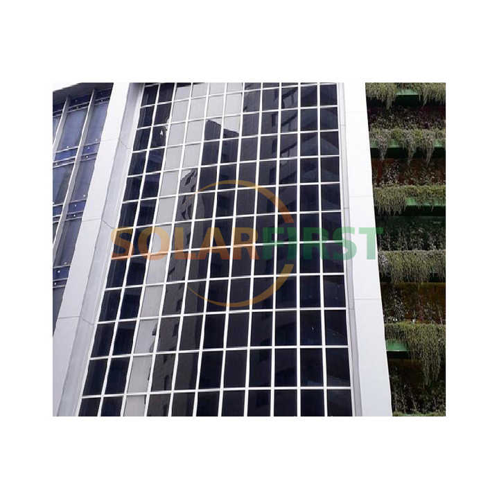 CdTe Thin Film Solar Panel 10%-60% Transparent Custom Color 1200*700*7mm Rooftop Application Solarfirst