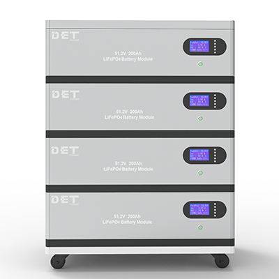 Powerwall 7kW Battery 48V 200Ah 51.2V 300Ah Off-Grid Energy Storage System for Residential and Commercial Use DET