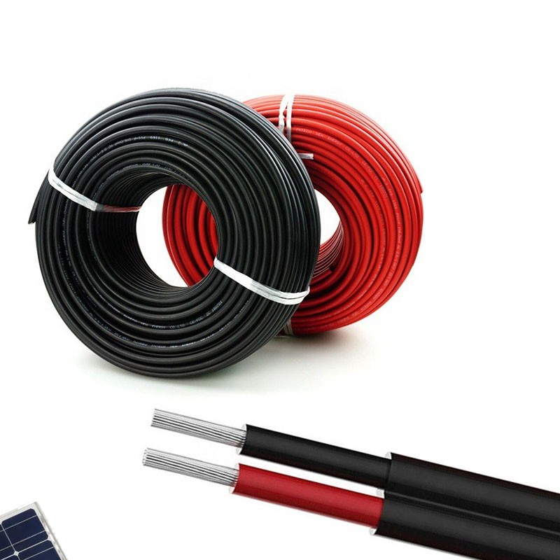 2x4.0mm2 Dual Wall Insulation Electron Beam Cross-Linked Cable for Solar PV Battery Storage Systems