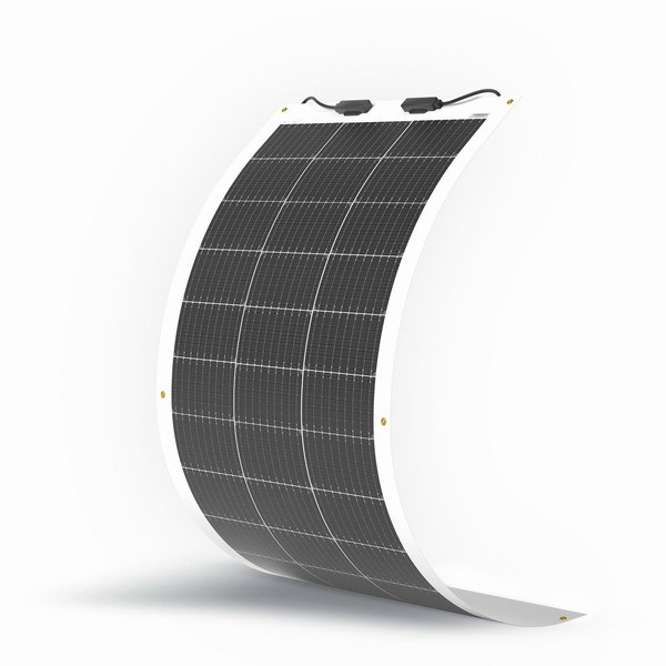 FSSM100-01G12 High-Efficiency N-Type Semi-Flexible Solar Panel with 230° Bending Angle for RV Boat Marine Golf Cart Applications