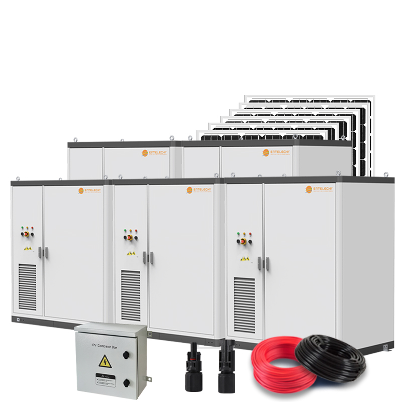 500kWh Industrial and Commercial Solar System with Air Cooling, Liquid Cooling and Intelligent Monitoring for High-Power Applications