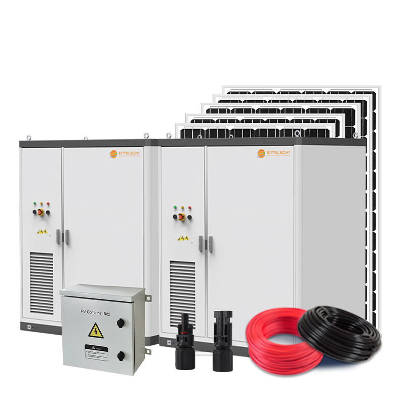 200kWh Industrial and Commercial Solar System with Air and Liquid Cooling for Intelligent Surveillance High Power Range Entelechy Power