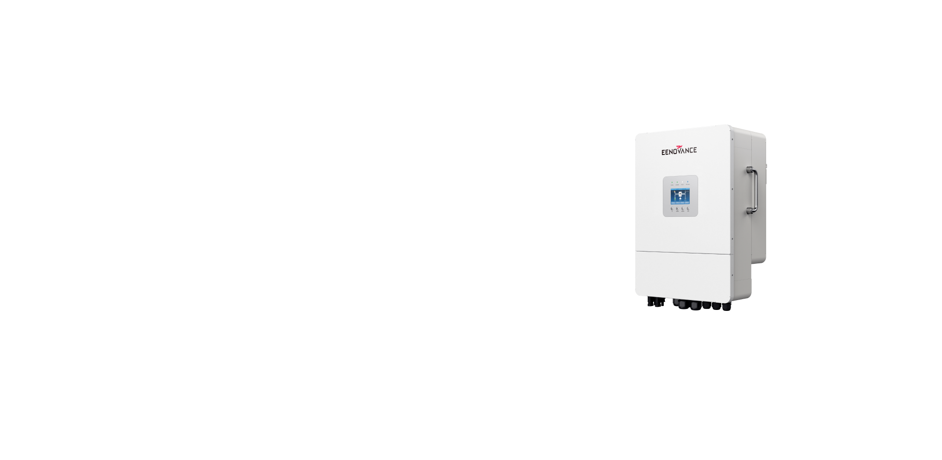 6kW Single-Phase Storage Inverter High Efficiency IP65 Scalable Parallel Home Energy Storage System
