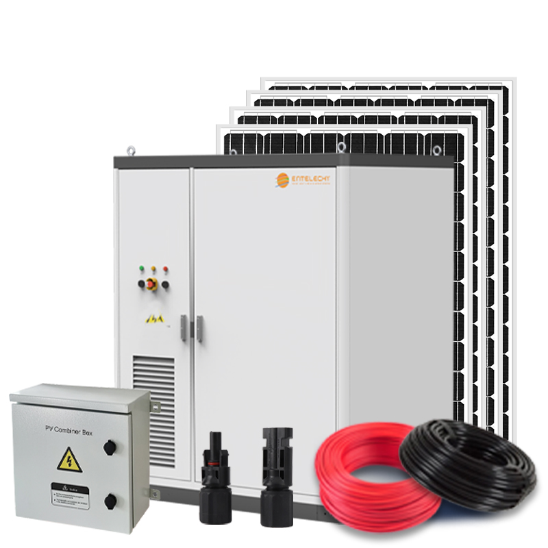 100kWh Industrial and Commercial Solar System with Air Cooling Liquid Cooling Intelligent Monitoring High Power Output