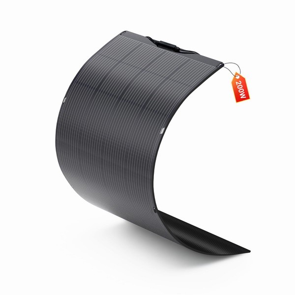 FSSM200-01G12 High-Efficiency MBB Solar Cell Semi-Flexible Walkable Solar Panel for RV Boat Marine Golf Cart