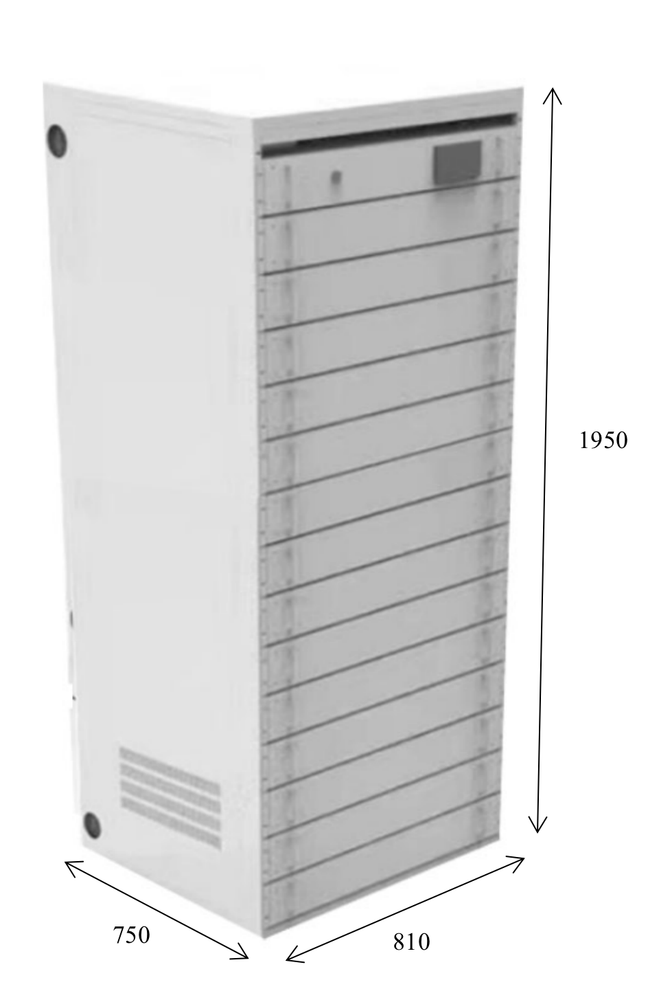 WDLFP-100KW-150KWh Cabinet 51.2V/DC 210Ah LFP Energy Storage System for Commercial and Industrial Applications