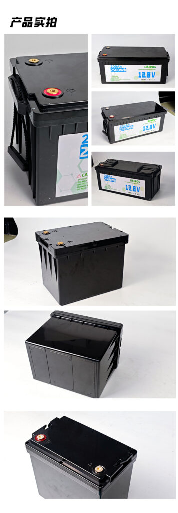 Lead Acid Replacement Lithium Battery 12.8V 200AH High-Capacity Deep Cycle for Solar Energy Storage Systems