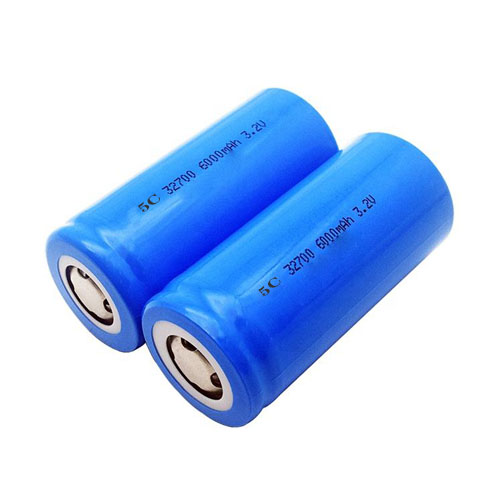 32700 5C 6Ah LiFePO4 Rechargeable Cylindrical Battery Cell High-Power Energy Storage for Electric Vehicles and Solar Systems