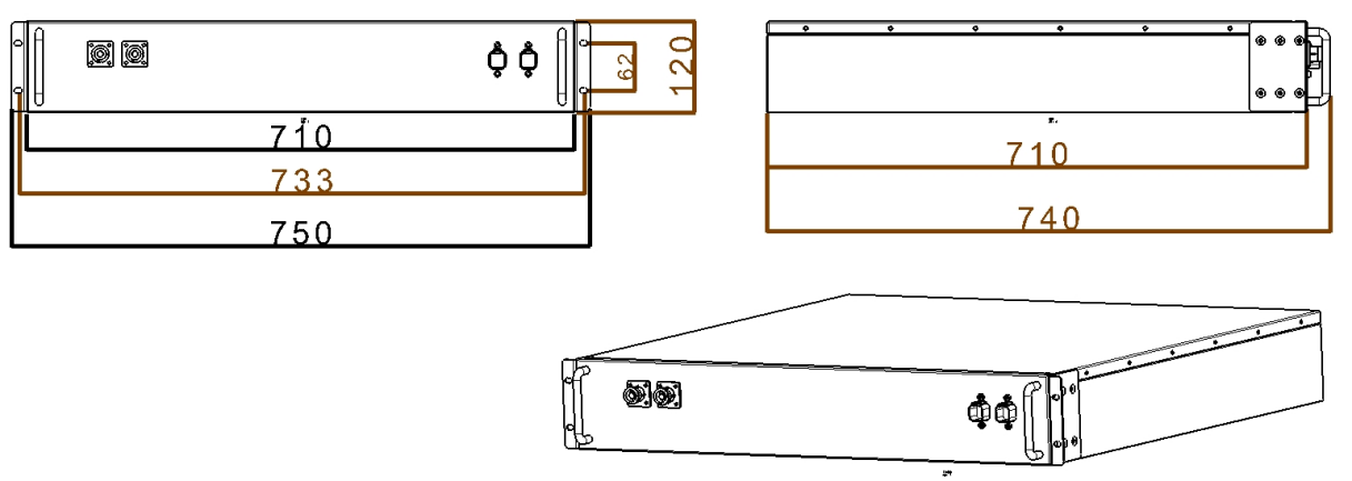 WDLFP-250KW-215KWh Rack Long Lifespan Smart BMS Monitoring Natural Cooling Energy Storage System for Industrial and Commercial Energy Storage