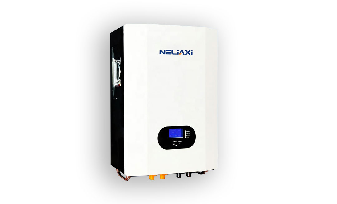 Wall Mounted Battery 48V 140Ah 5.12kWh Lithium Energy Storage System for Home Solar Power with Hybrid Inverter