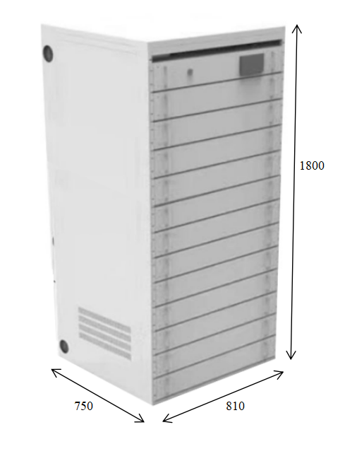WDLFP-250KW-215KWh Rack Long Lifespan Smart BMS Monitoring Natural Cooling Energy Storage System for Industrial and Commercial Energy Storage