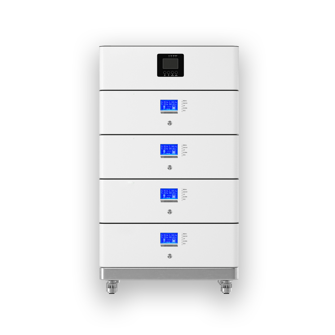 Household Energy Storage System 5.12-51.2kWh 51.2-512V LiFePO2 Battery 6000 Cycle Design Off-Grid On-Grid Solar Power Storage for Home