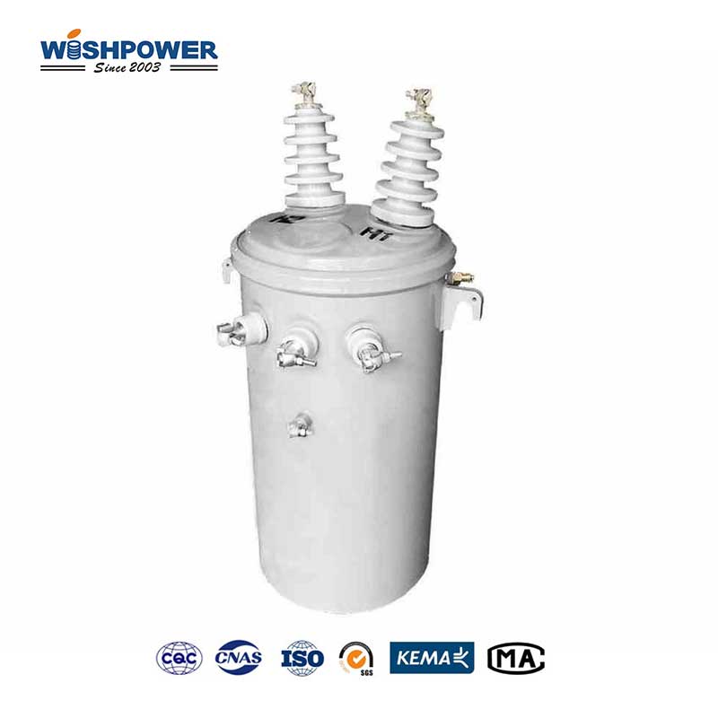 15 kV Pole Mounted Transformer 13200V Primary Voltage Distribution Power System WISHPOWER