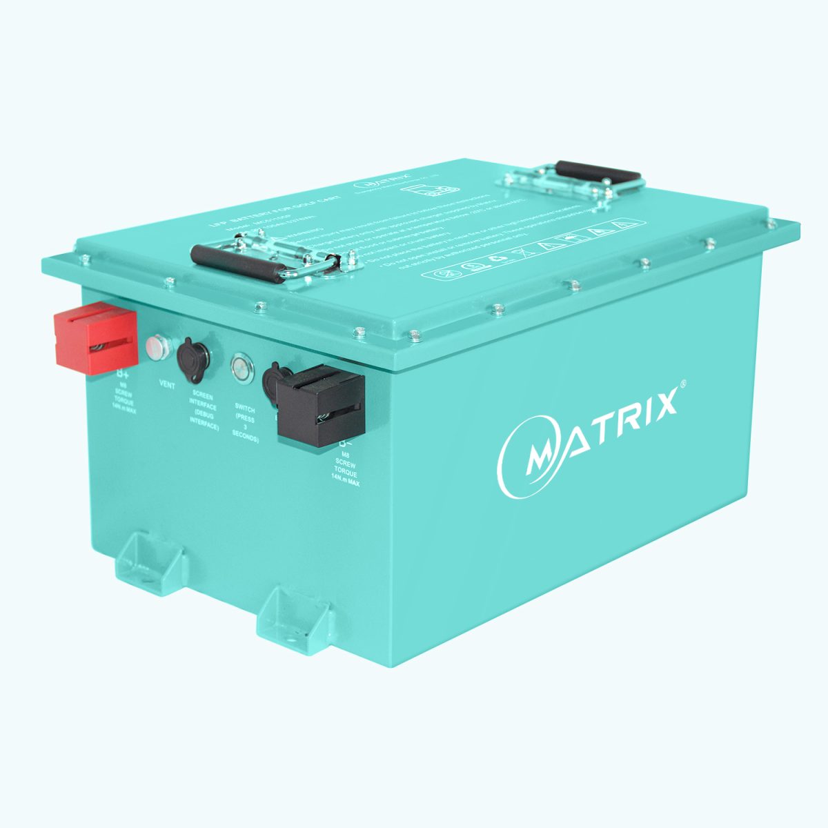 Matrix LiFePO4 48V 105Ah Lithium Iron Phosphate Golf Cart Battery High Performance Zero Maintenance Power Solution for Golf Carts