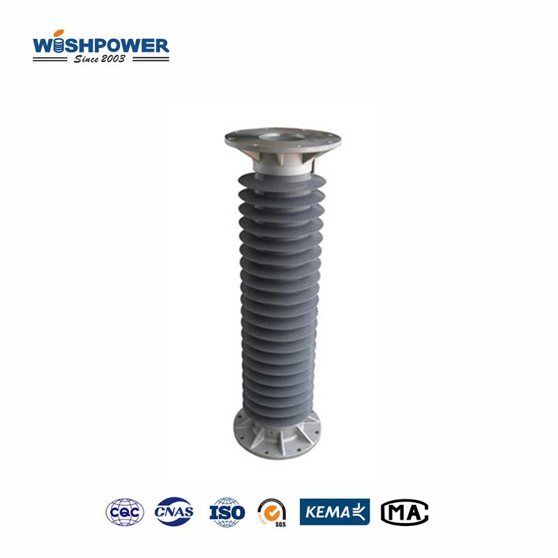 Hollow Composite Insulator High-Strength Weather-Resistant Lightweight High-Voltage Insulation for Transmission Lines Substations WISHPOWER