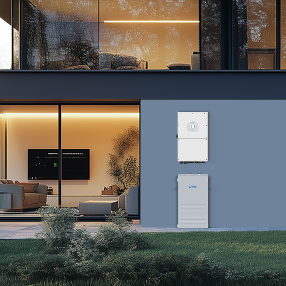 5~12kW Hybrid Solar System with 5.12kWh 7.68kWh 10.24kWh Battery Storage for Residential and Commercial Off-Grid On-Grid Applications Lovsun Solar