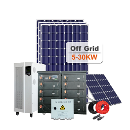 Off-Grid Hybrid Solar Power System 2-10KW High Efficiency 25 Years Lifespan for Residential Commercial Use
