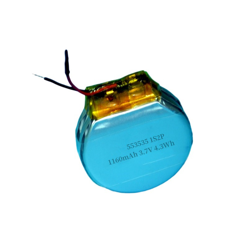 Small Round Lipo Battery 3.7V 1160mAh High Safety Real Capacity IoT Devices iBornPower