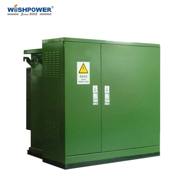 Green Transformer Pad-Mounted Oil-Immersed Substation Transformer for Underground Power Distribution WISHPOWER