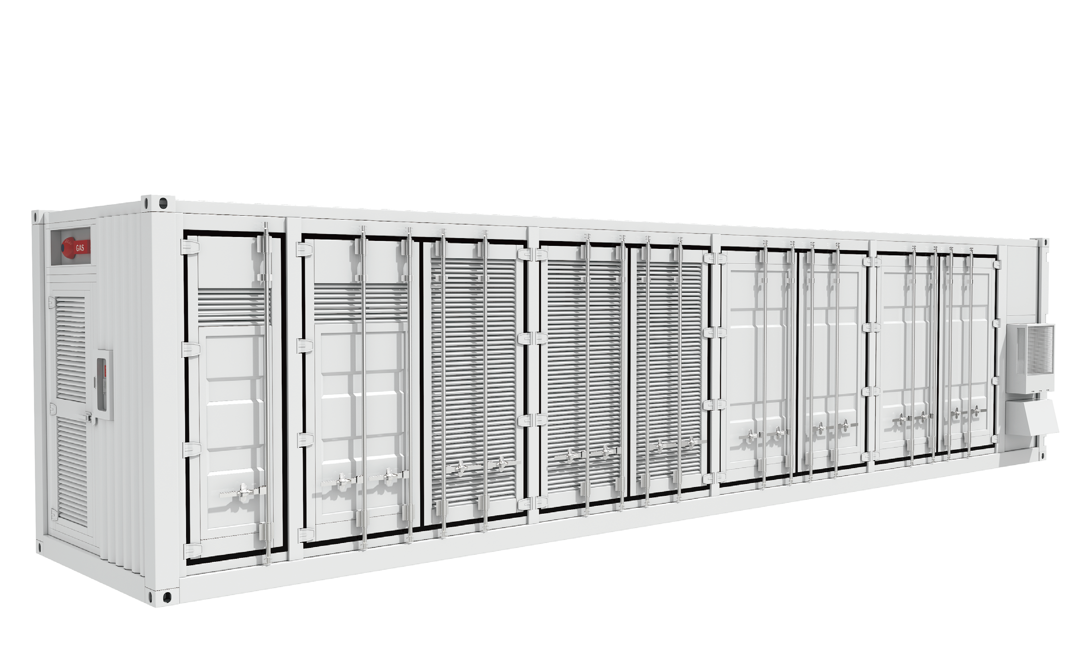 APO-M500-90Ah Cabinet Type Energy Storage Microgrid System UL9540A Certified 6000 Cycles Long Life IP54 Protection LiFePO4 Battery 90Ah Capacity Off-Grid On-Grid PV Solar Power Storage Apollo Energy