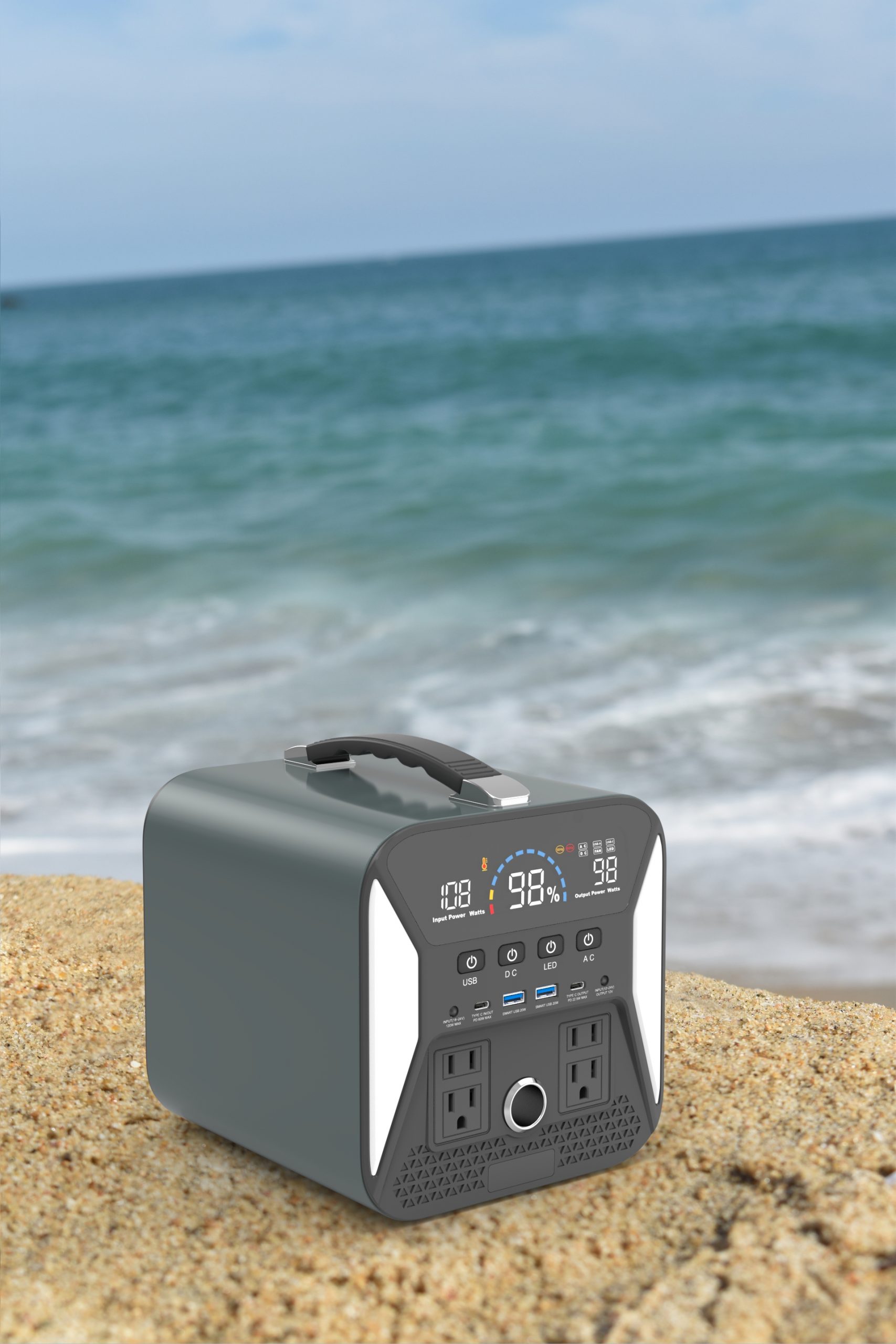 Portable Power Bank 500W 500.24Wh Lithium Battery Solar Generator for Outdoor APOLLO