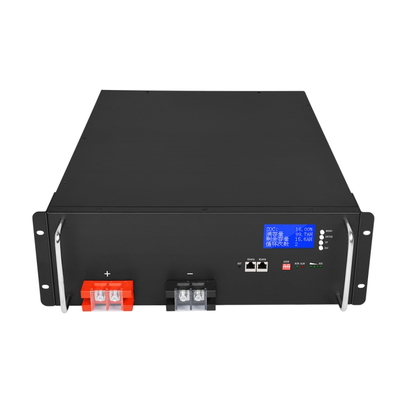 51.2V 50Ah LFP Battery 2560Wh Long Cycle Life Energy Storage System for Solar Power and UPS Applications