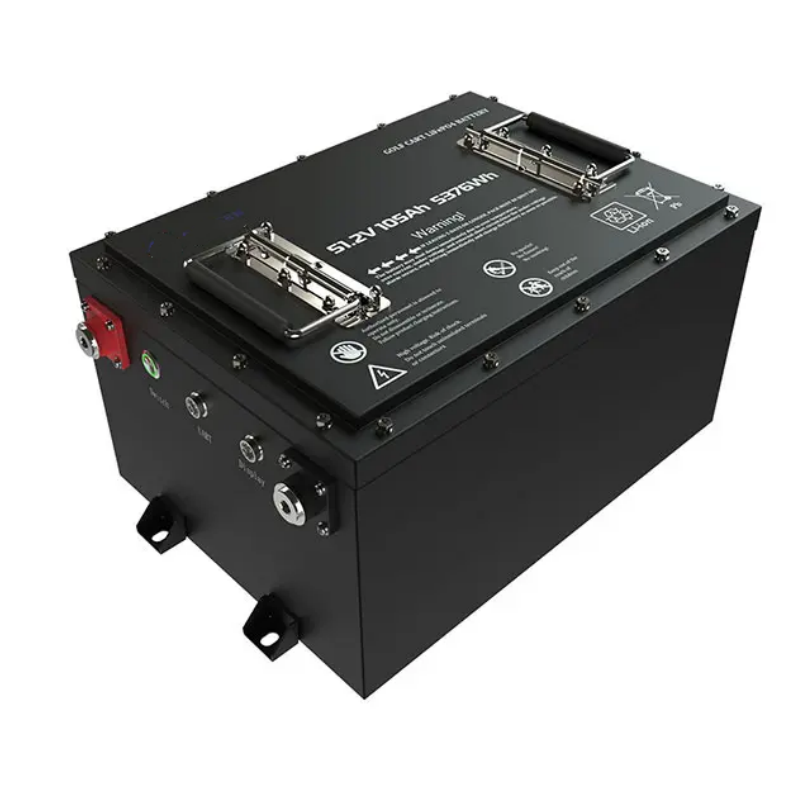 51.2V/48V 105Ah LiFePO4 Battery High Safety Long Cycle Life for Golf Carts Sightseeing Vehicles Patrol Cars iBornPower