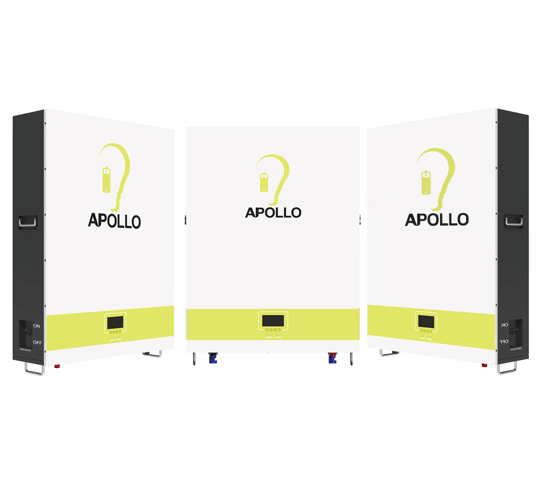 Energy Storage Battery 51.2V 100Ah LiFePO4 High Power 5.24kWh Solar Home Power System Wall Mounted APOLLO