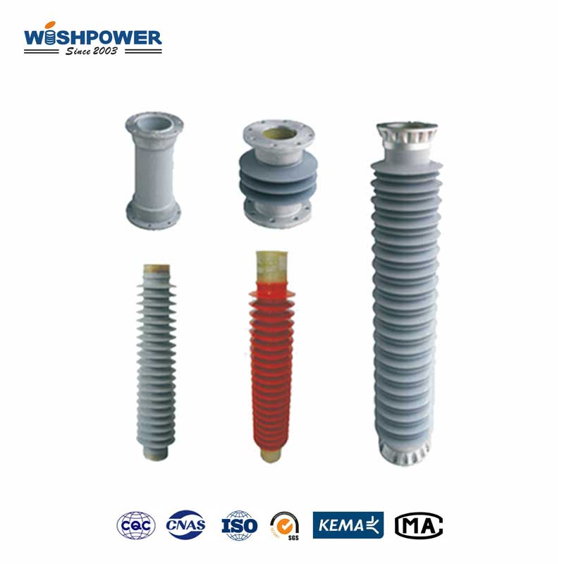 Hollow Insulator High-Strength Weather-Resistant High-Voltage Transmission and Substation Insulation WISHPOWER