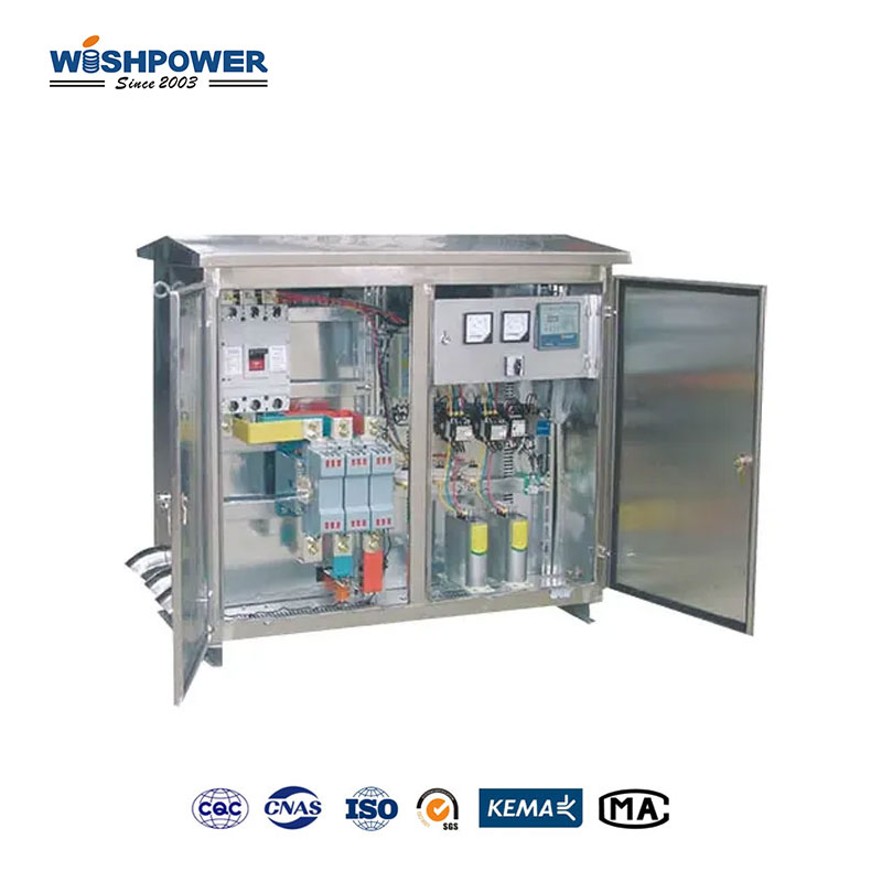 JP Outdoor Integrated Power Distribution Cabinet 0.4kV Automatic Reactive Power Compensation for Urban Rural Grid Upgrades WISHPOWER