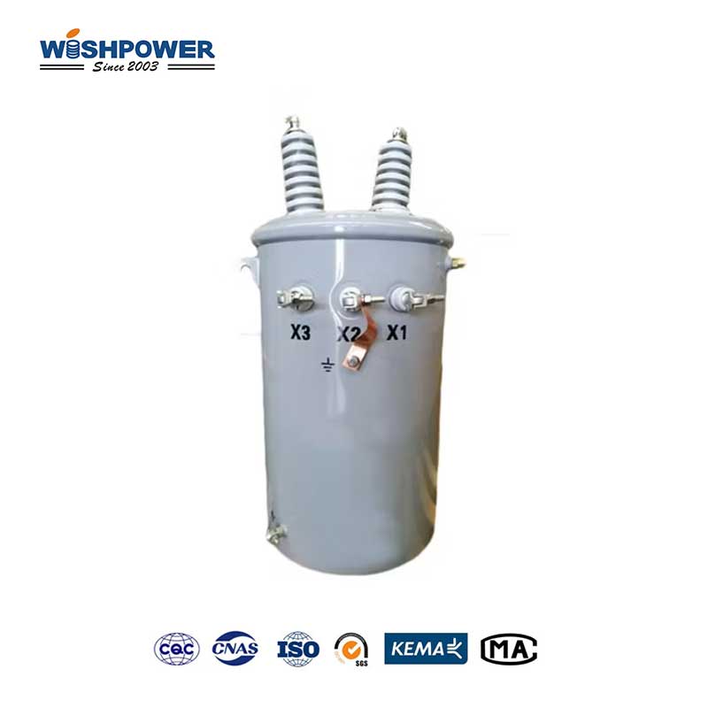 15 kV Pole Mounted Transformer 13200V Primary Voltage Distribution Power System WISHPOWER