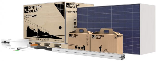 Apollo Residential On-Grid Solar PV Kits Plug-and-Play 5kW System for Home Rooftop Solar Power Generation Symtech Solar