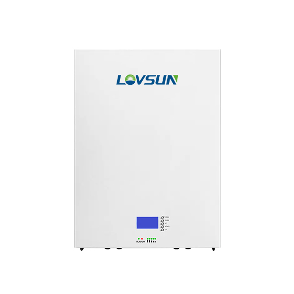 Lovsun Wall-mounted Lithium Battery 51.2V 100Ah/150Ah/200Ah Solar Storage Powerwall for Residential and Commercial Energy Storage