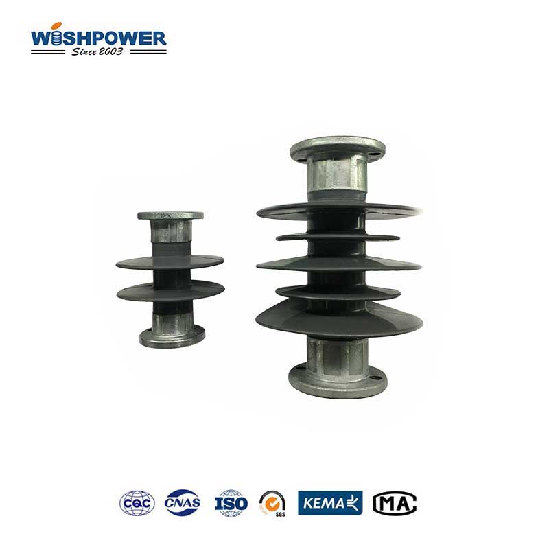 Silicone Rubber Composite Insulator High-Strength Weather-Resistant Electrical Insulation for HV Transmission Systems WISHPOWER