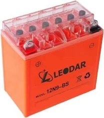 Motorcycle Battery 12V 9Ah Maintenance-Free Lead Acid for Motorcycle Starting LEODAR