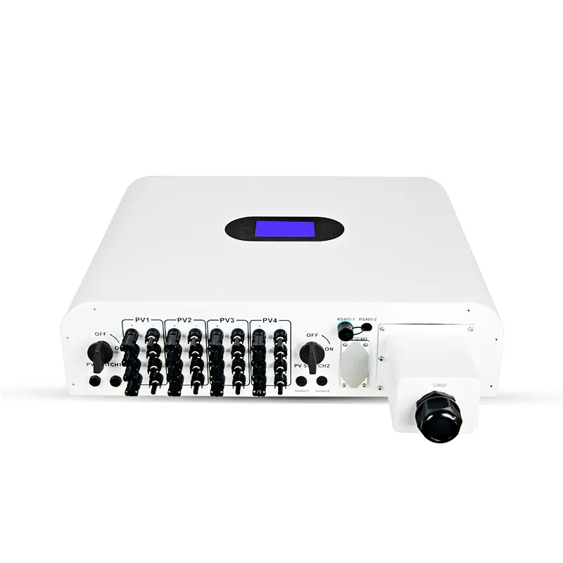 On-grid Three Phase Solar Inverter 50KW IP65 Rated for Outdoor and Indoor Grid-tied Solar Power Systems