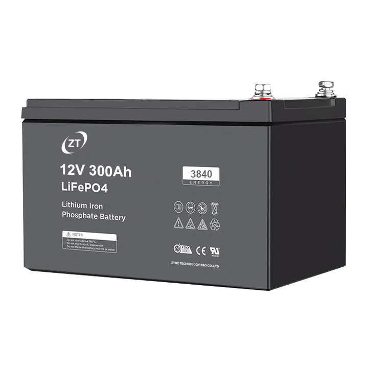 Solar Battery Lithium Ion 12V 300Ah Deep Cycle Rechargeable for Energy Storage Systems