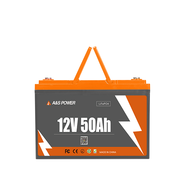 A&S 12.8V 50Ah LiFePO4 Battery Smart BMS Long Cycle Life for Energy Storage Systems