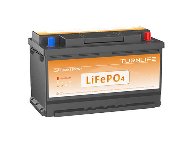 QDDY1254 50Ah 12.8V LiFePO4 Battery 640Wh High-Efficiency Energy Storage for Solar Power Systems