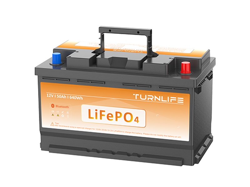 QDDY1254 50Ah 12.8V LiFePO4 Battery 640Wh High-Efficiency Energy Storage for Solar Power Systems
