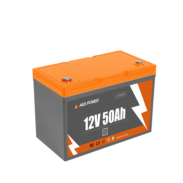 A&S 12.8V 50Ah LiFePO4 Battery Smart BMS Long Cycle Life for Energy Storage Systems