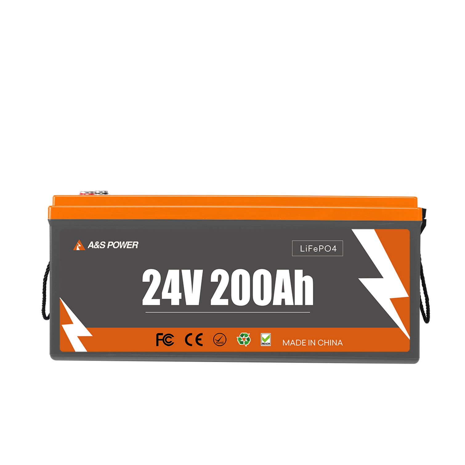 A&S 25.6V 200AH Smart Lithium Battery Pack with Active Current Balancing and Bluetooth for Energy Storage Systems