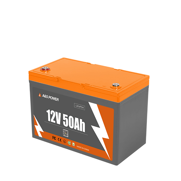 A&S 12.8V 50Ah LiFePO4 Battery Smart BMS Long Cycle Life for Energy Storage Systems
