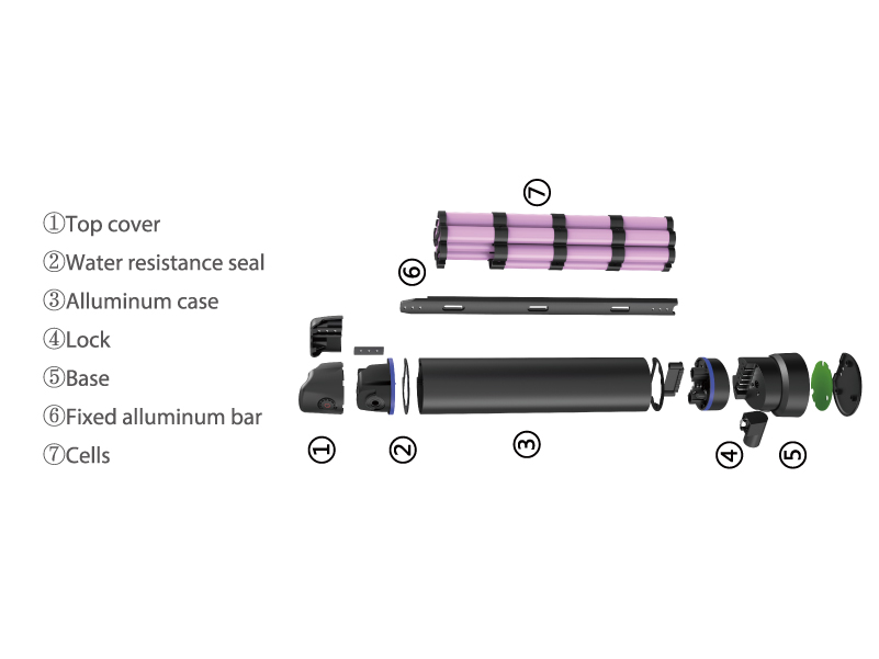 E BIKE BATTERY RANGE CE60 18650 Li-ion Battery with Canbus BMS for Long Range E-Bikes
