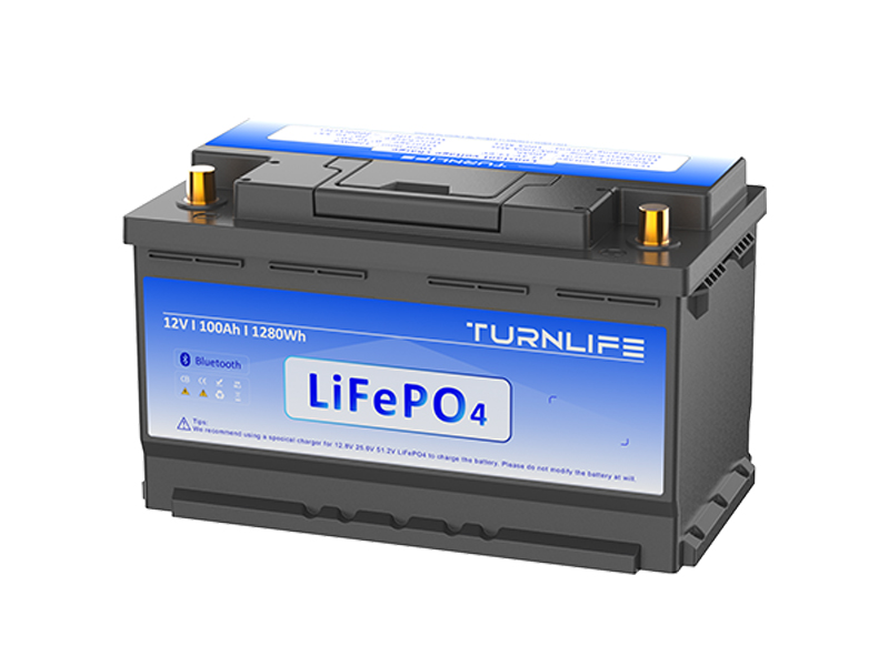 QSL12100 1280Wh 100Ah 12.8V LiFePO4 Battery 11kg Compact Design for Solar Storage and Off-Grid Power Systems