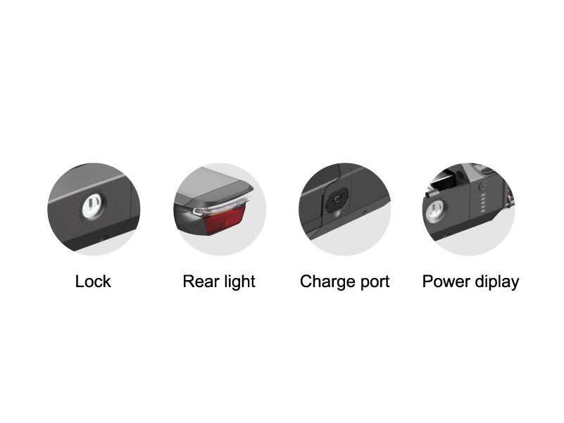 E BIKE BATTERY RANGE High-Performance 18650 Li-ion Battery Pack with Canbus BMS for Electric Bikes