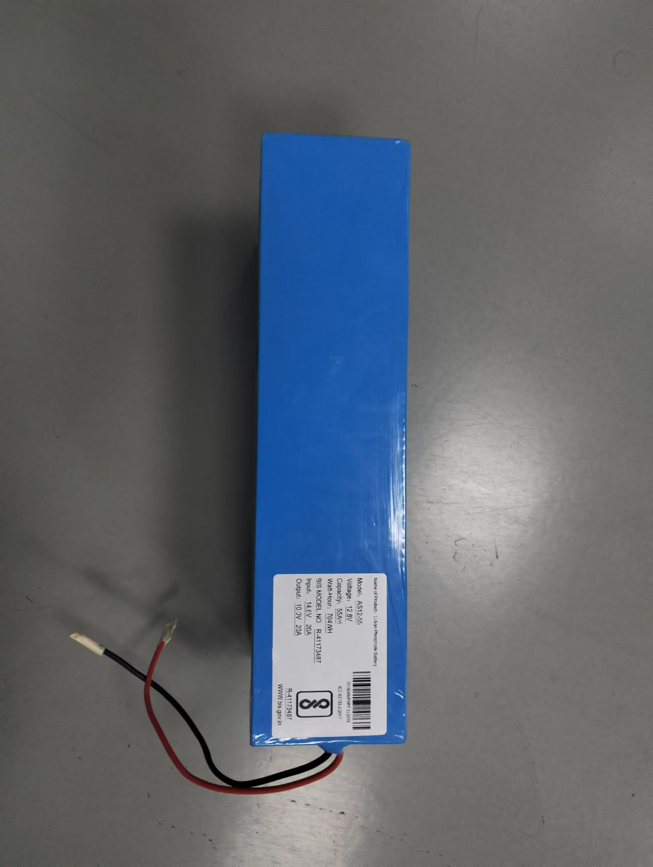 A&S 12.8V 55Ah LiFePO4 Battery Smart BMS with Bluetooth GPS Remote for Energy Storage Systems