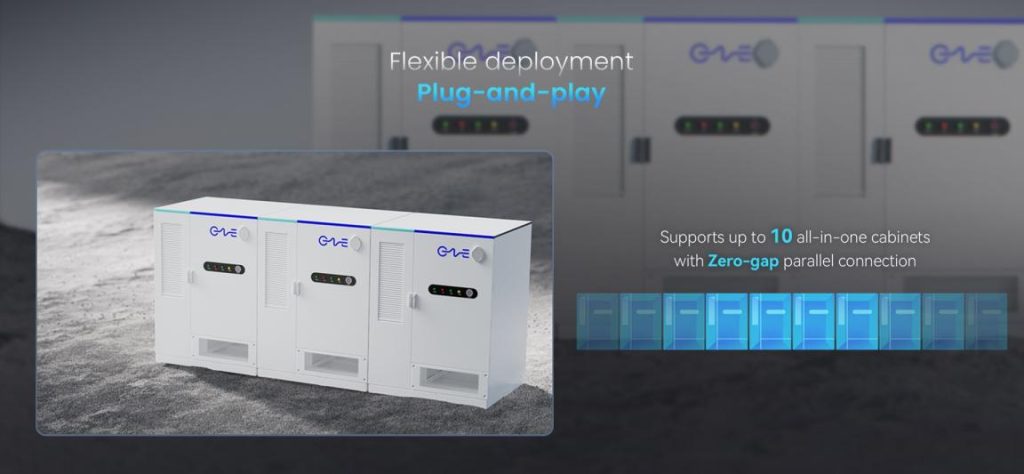 All-in-One ESS 232kWh 100kW Liquid Cooled Energy Storage System for Home and Commercial Use CNTE