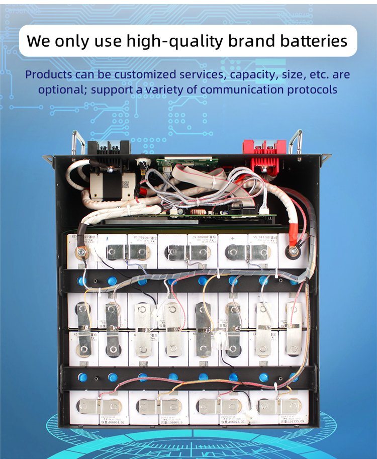 48V Household Energy Storage Battery 100Ah 50Ah 200Ah 300Ah 150Ah Solar Power System for Home Energy Storage WENREY